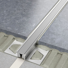 Schluter DILEX-AKSN Aluminium Expansion Joint (Grey Insert) 2.5m Length